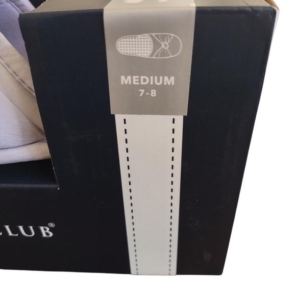 Charter Club Slippers Women's Lilac Size Medium 7 8 - Picture 3 of 4